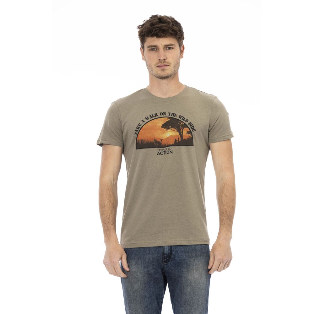 Trussardi Action Grön Bomull Herr T-shirt