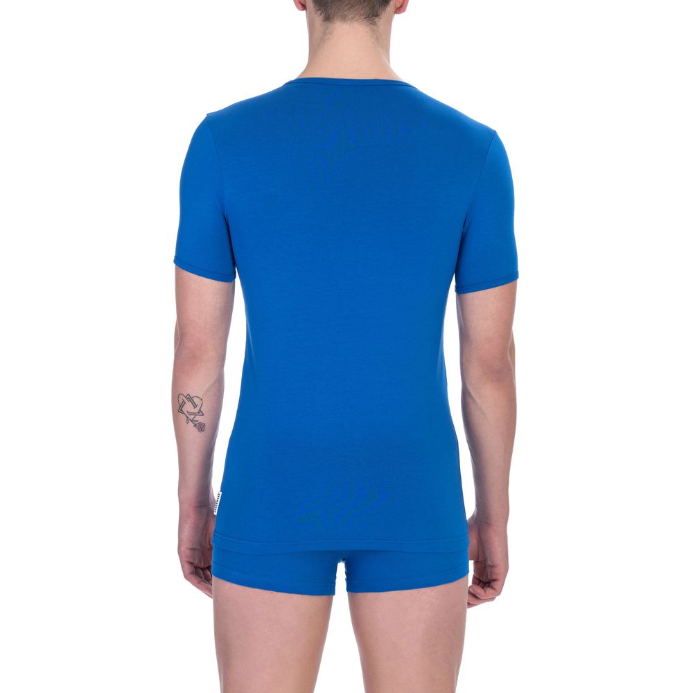 Bikkembergs Blå Bomull Herr T-shirt Twin Pack