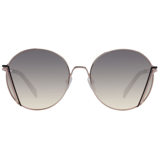 Emilio Pucci Rose Gold Metal Sunglasses