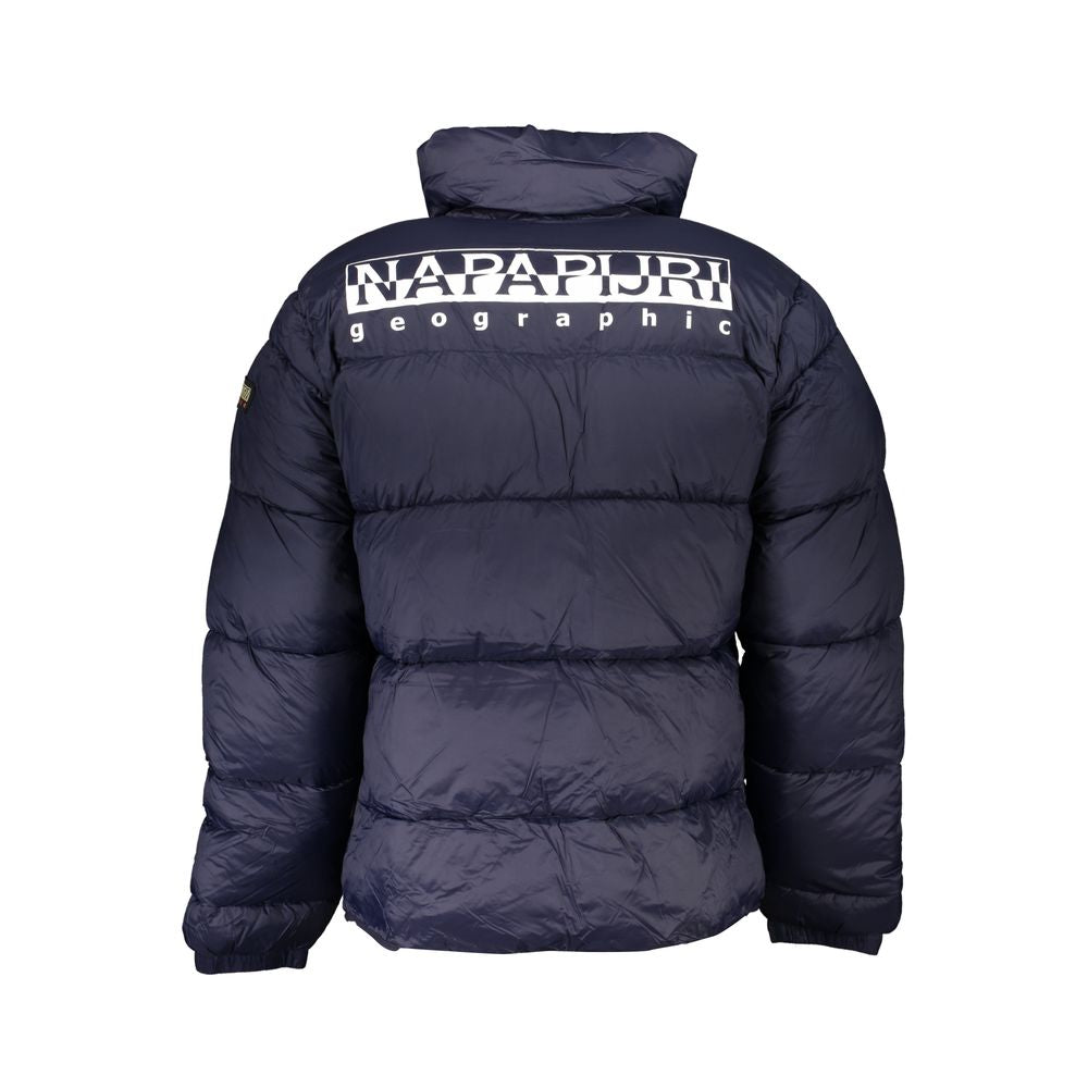 Napapijri miljömedveten blå jacka med elegant design