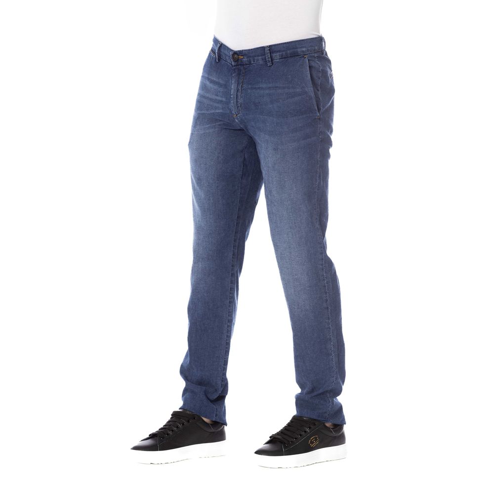 Trussardi Jeans Blå Bomull Herrjeans