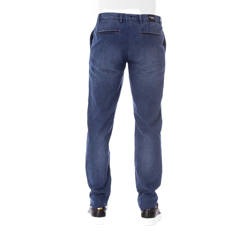 Trussardi Jeans Blå Bomull Herrjeans