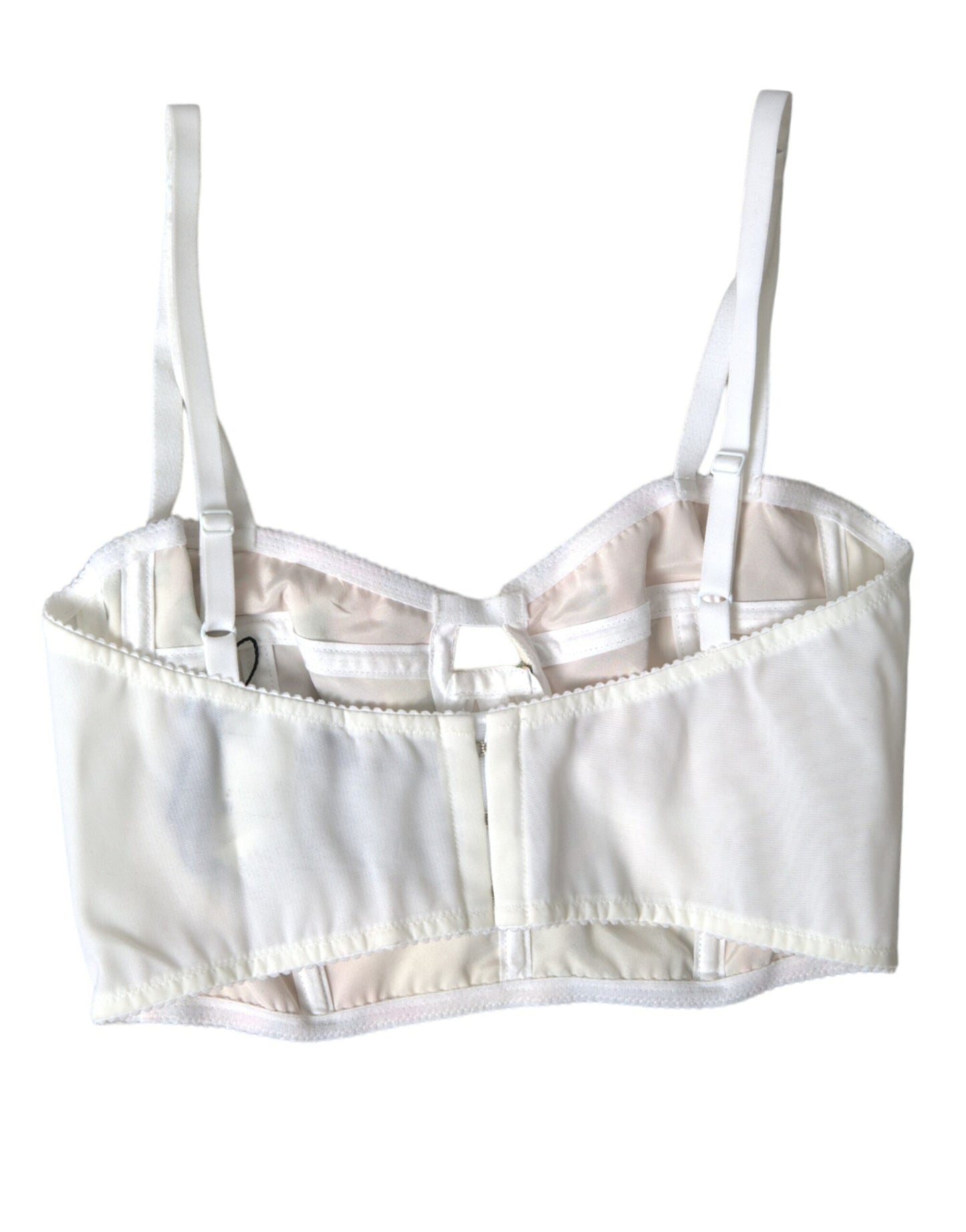 Dolce & Gabbana Flerfärgad Blommig Ärmlös Bustier Crop Top