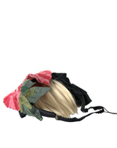 Dolce & Gabbana Svart Viskos Vitt Hår Parrucchiera Hårband Diadem