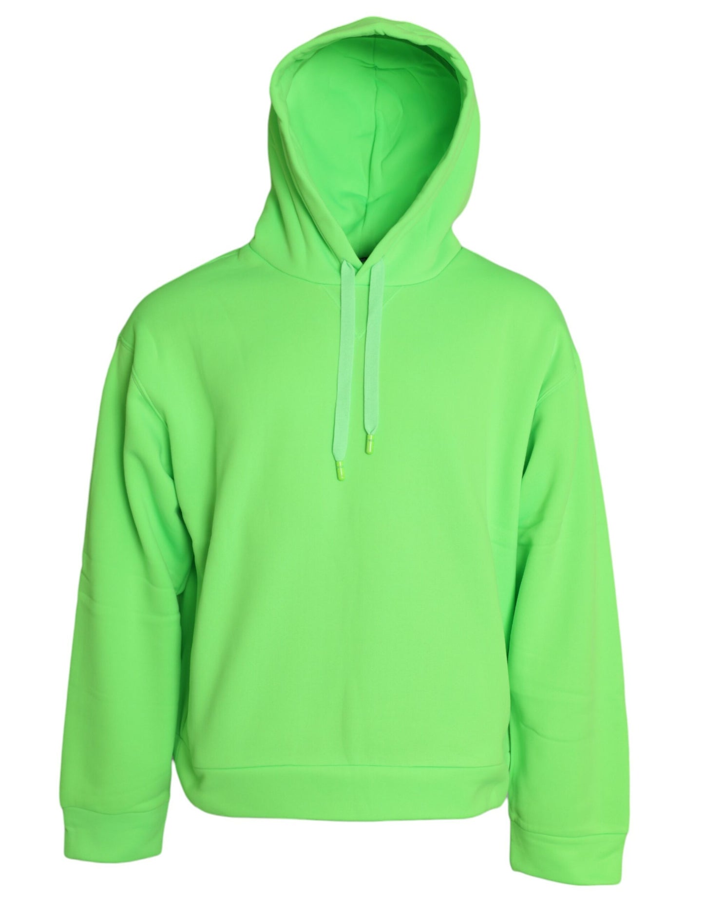 Dolce & Gabbana Neongrønn Hettegenser med Pullover