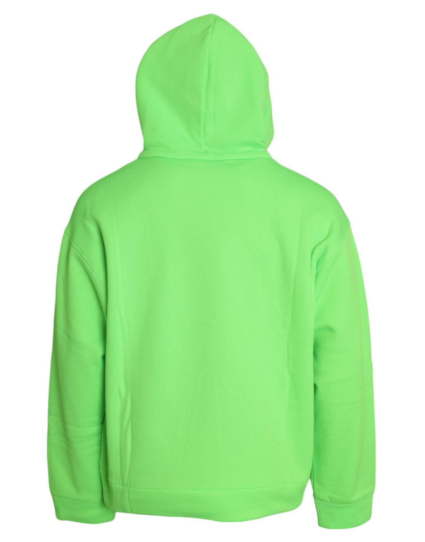 Dolce & Gabbana Neongrønn Hettegenser med Pullover