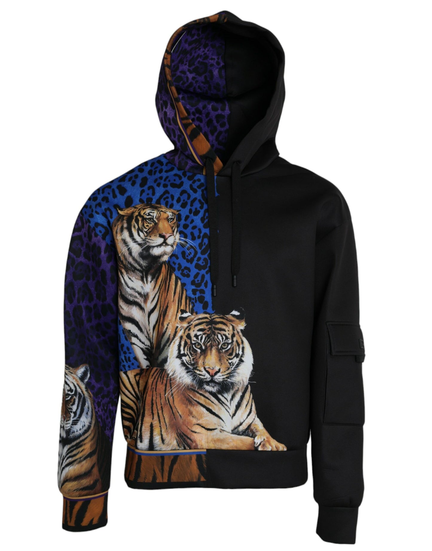 Dolce & Gabbana Flerfarget Tiger Hettegenser Genser