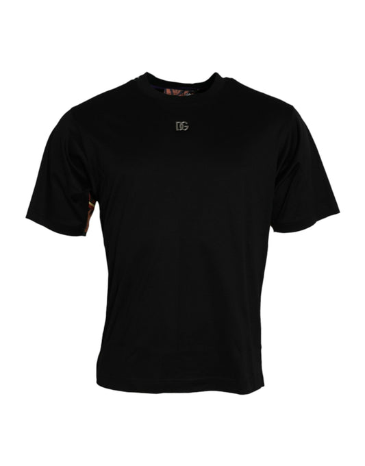 Dolce & Gabbana Flerfärgad Tiger Print Bomull Kortärmad T-shirt