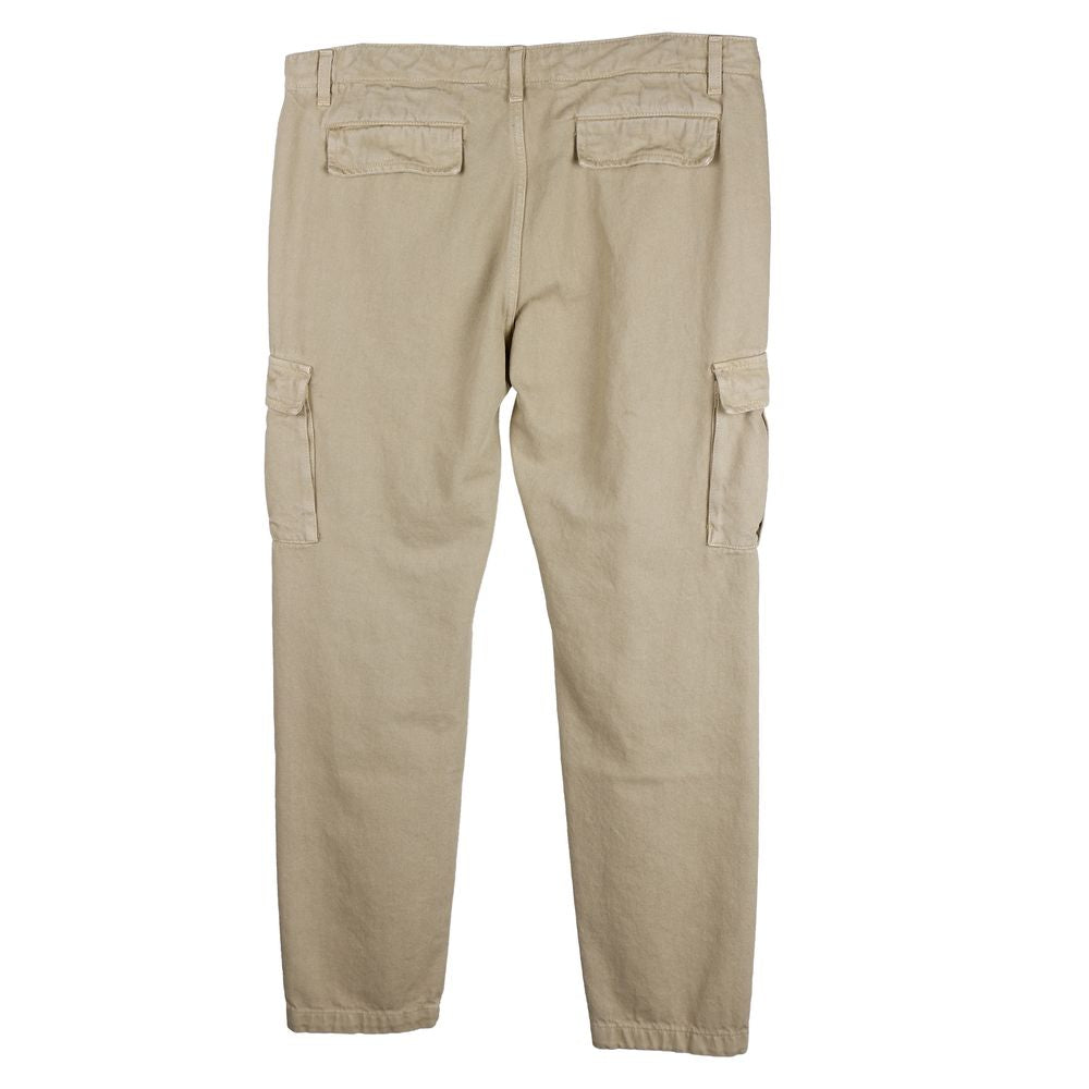 Comme Des Fuckdown Beige bomull menn bukser