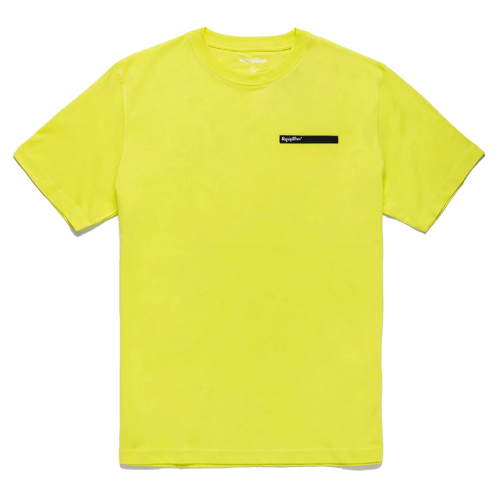 Refrigiwear – Gul t-shirt i bomull med präglad logotyp