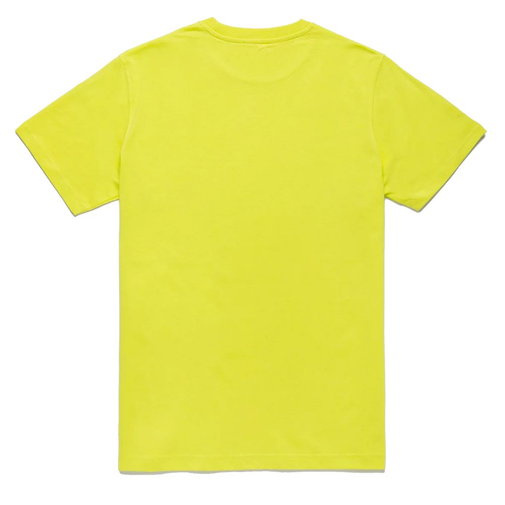 Refrigiwear – Gul t-shirt i bomull med präglad logotyp