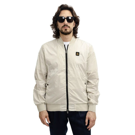 Refrigiwear Beige Nylon Bomberjacka Herr