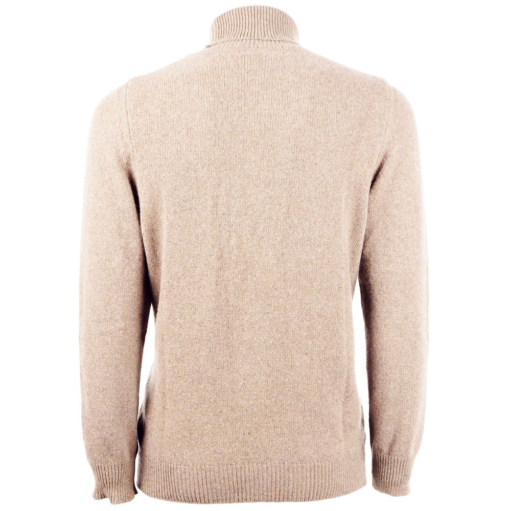 Emilio Romanelli Beige Cashmere Herrtröja