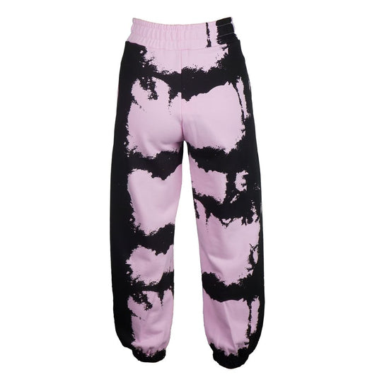 Comme Des Fuckdown rosa bomullstreningsbukse for kvinner