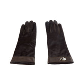 Cavalli Class Brown Cowhide Women Glove