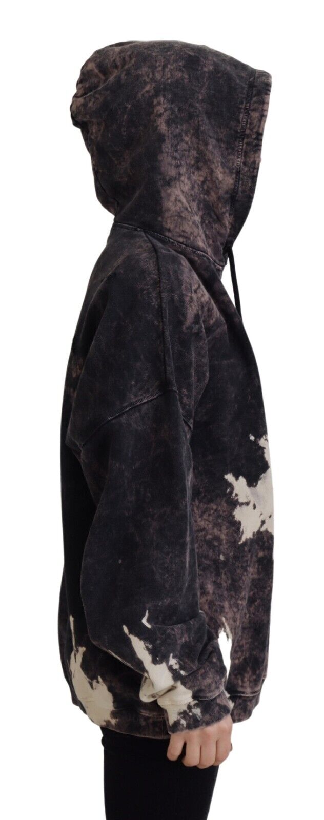 Dsquared² Flerfärgad Dye Bomull Hoodie Sweatshirt Tröja