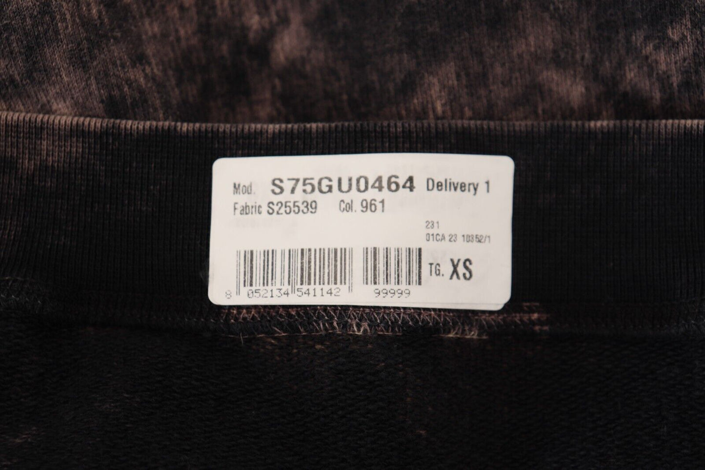 Dsquared² Flerfärgad Dye Bomull Hoodie Sweatshirt Tröja
