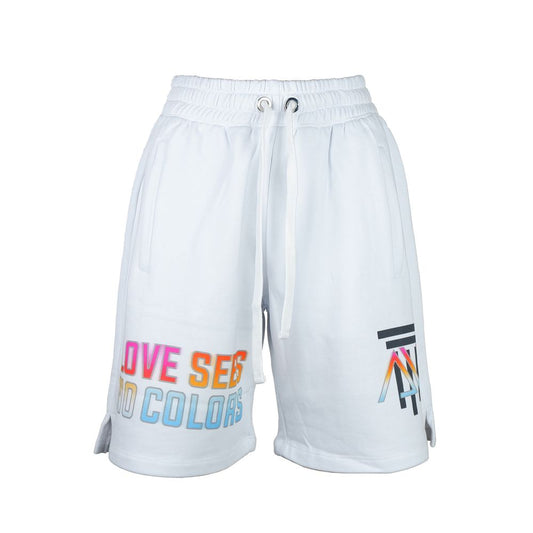 Diego Venturino White Cotton Women Shorts
