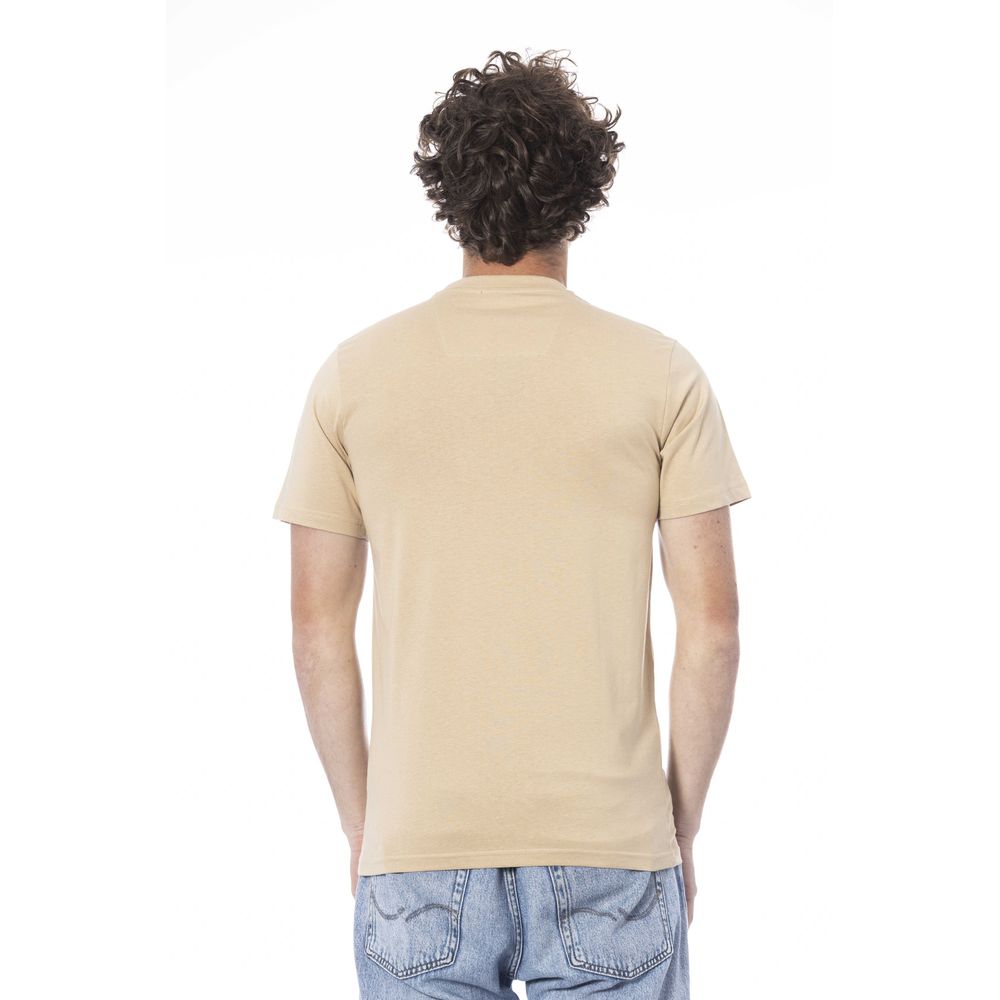 Cavalli Class Beige Bomull Herr T-shirt