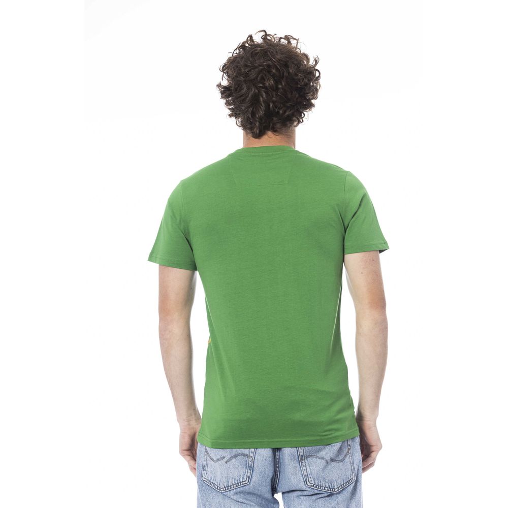 Cavalli Class Grön Bomull Herr T-shirt