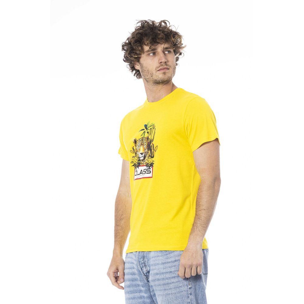 Cavalli Class Gul Bomull Herr T-shirt