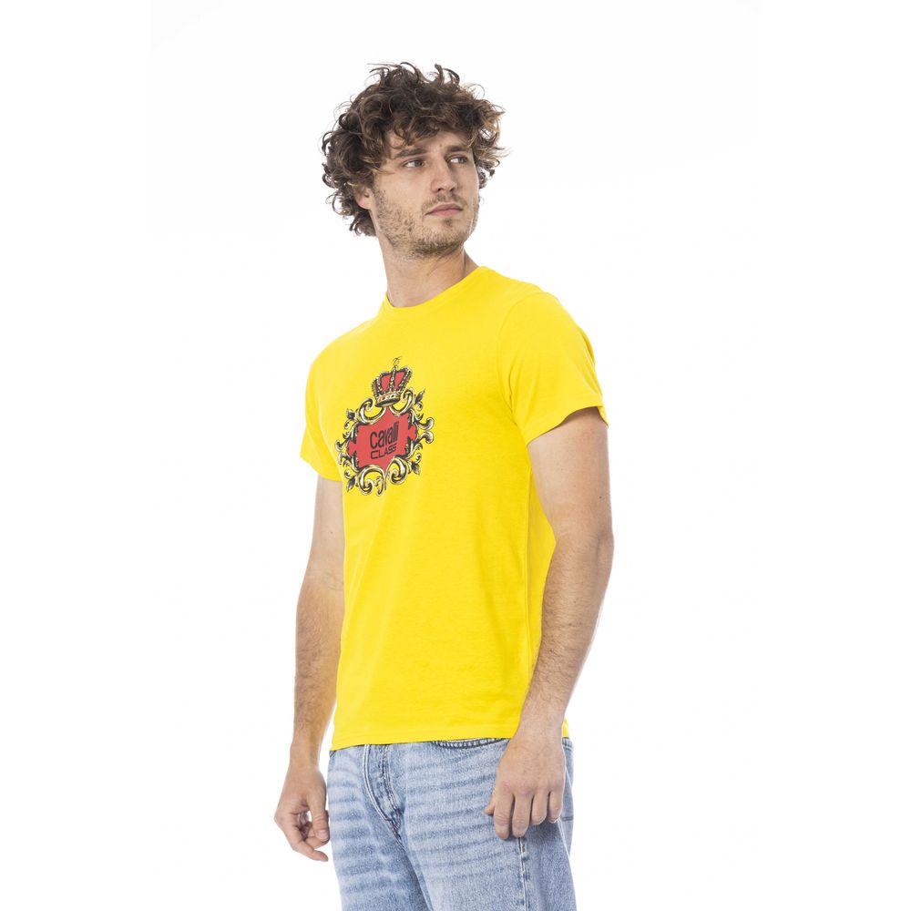 Cavalli Class Gul Bomull Herr T-shirt