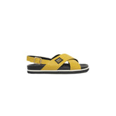 Cerruti 1881 Yellow Calfskin Women Sandal