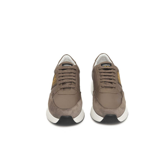 Cerruti 1881 Beige kuskinnsneaker til dame