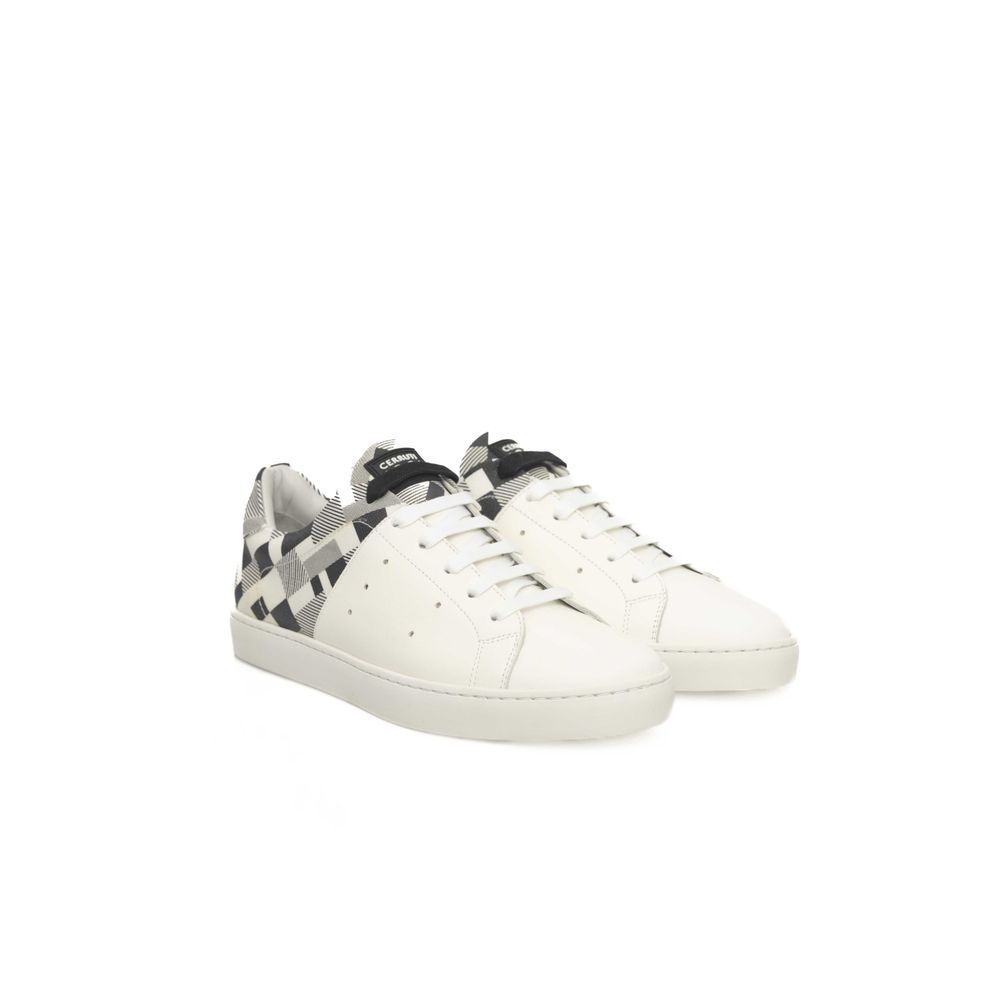 Cerruti 1881 Vit Kalvskinn Herr Sneaker