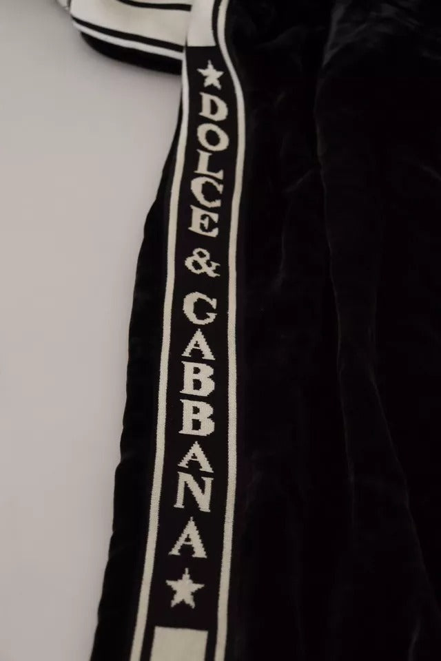 Dolce & Gabbana Svarta Joggerbyxor i Bomull