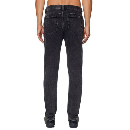 Diesel Black Cotton Men Jean