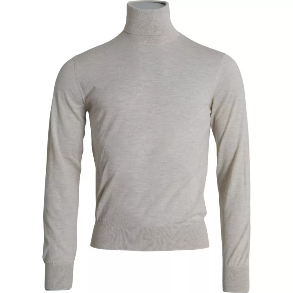 Dolce & Gabbana Pullover Beige Kashmir Polotröja