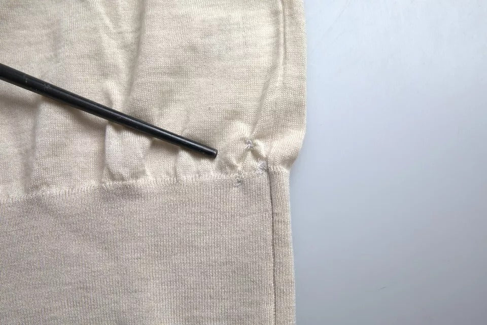 Dolce & Gabbana Pullover Beige Kashmir Polotröja