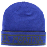 La Martina Blue Wool Men Cap