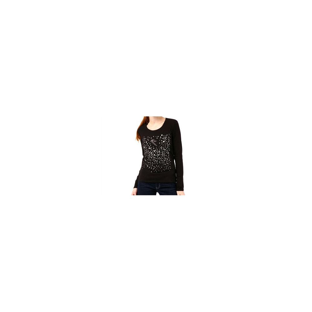 Montana Blu Svart Bomull Dam T-shirt