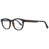 Ermenegildo Zegna Brown Plastic Glasses (Frames)
