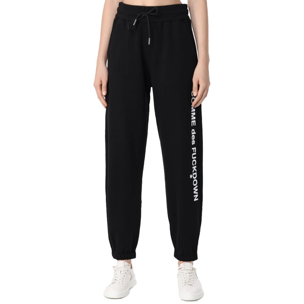 Svarte bomullsjeans og -bukser