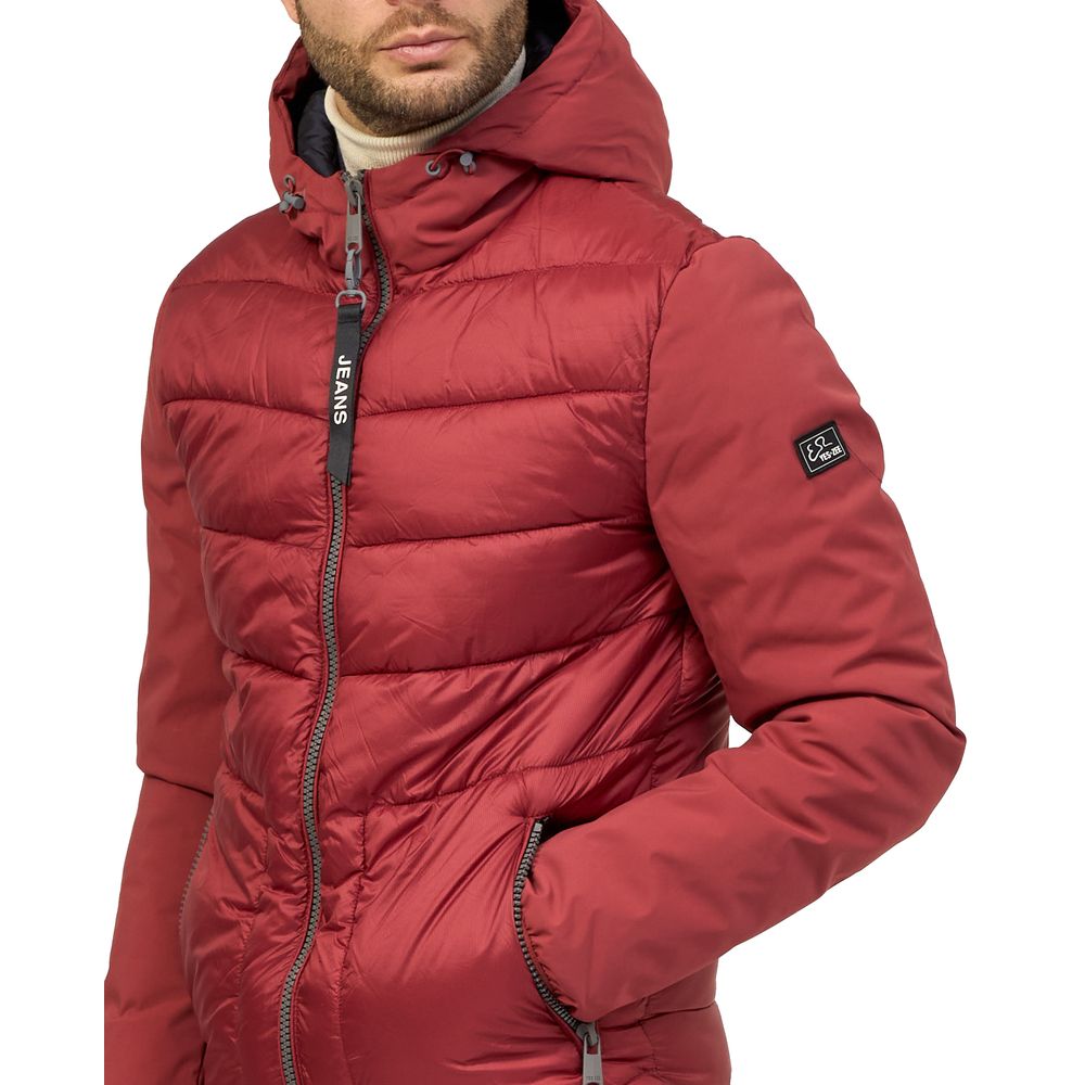 Yes Zee Röd Nylon Herrjacka