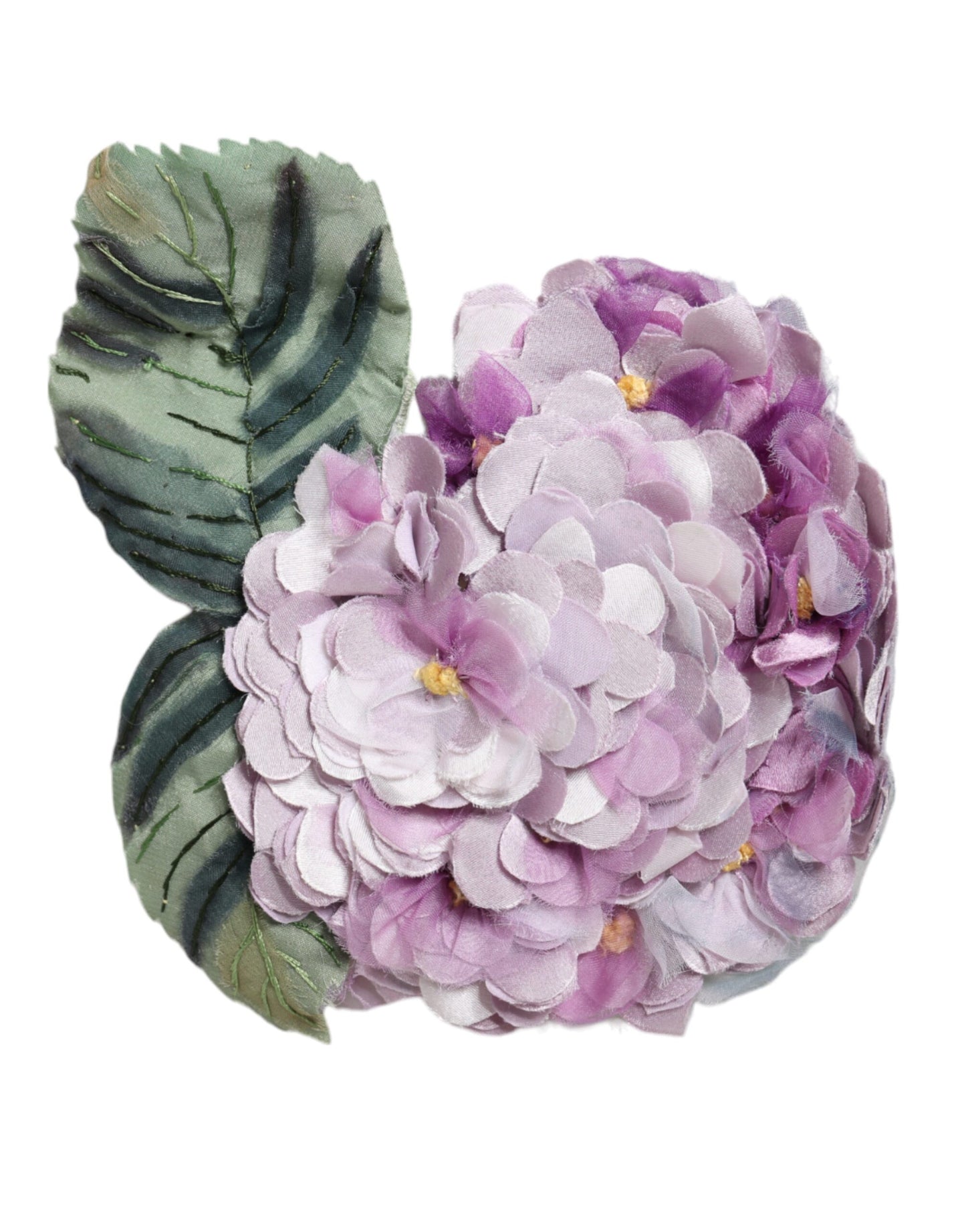 Dolce & Gabbana Flerfärgad Hortensia Guldmässingsbrosch