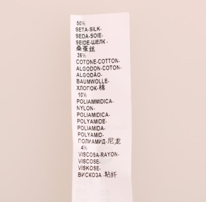 Dolce & Gabbana Svart sidenklänning i spets