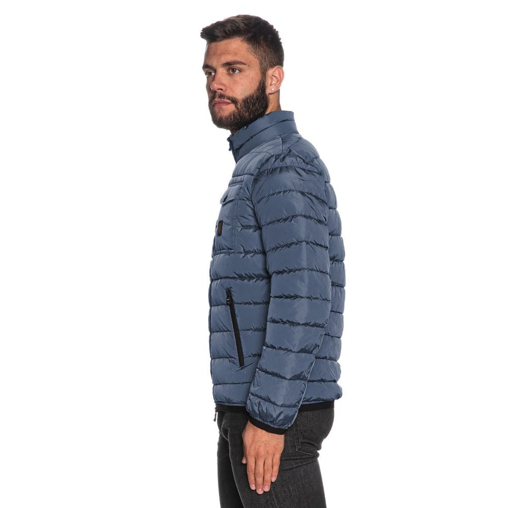 Refrigiwear blå nylonjakke for menn