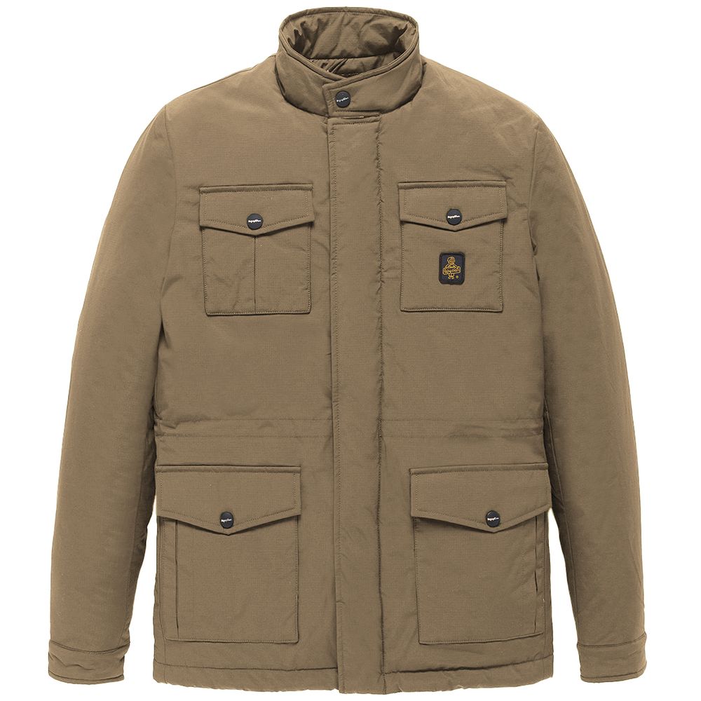 Refrigiwear brun nylonjakke for menn