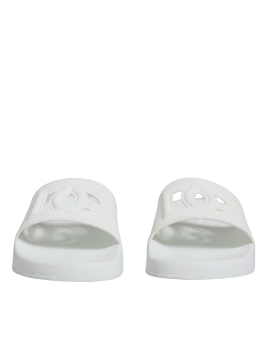 Dolce & Gabbana Vita Gummi Slidesandaler Strandskor