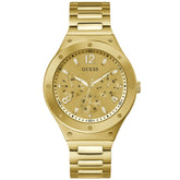 Guess Gold Stainless Steel Dress Watch