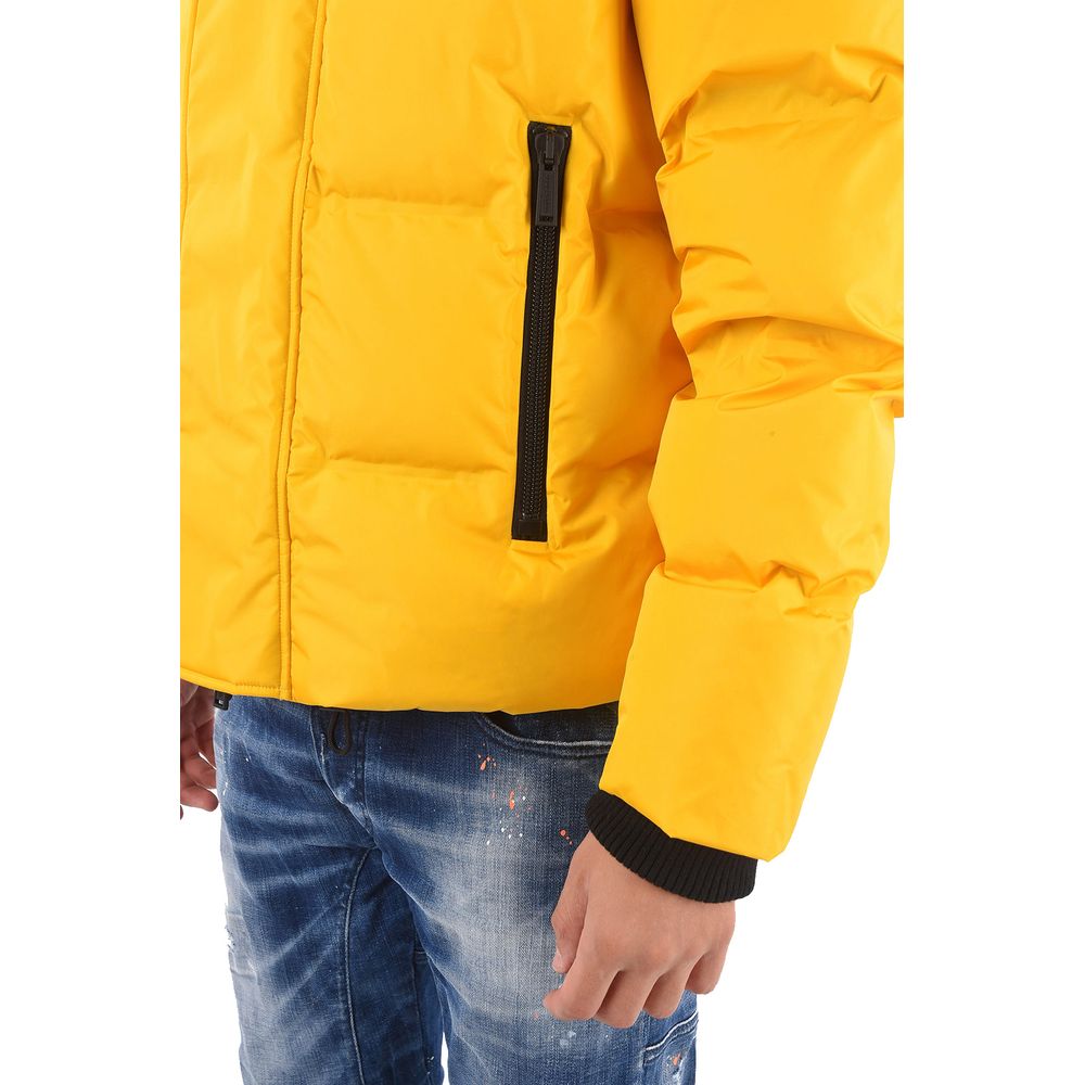 Dsquared² Gul Nylon Dunjacka För Herrar