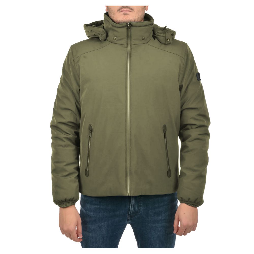 Yes Zee Grön Nylon Herrjacka