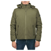 Yes Zee Green Nylon Men Jacket