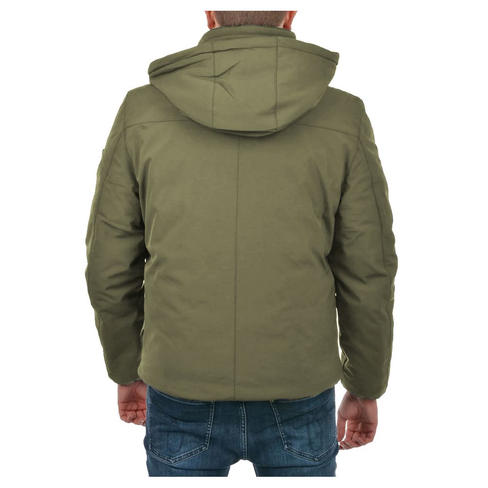 Yes Zee Grön Nylon Herrjacka