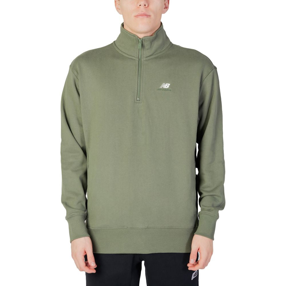 New Balance Grønn Bomullsgenser