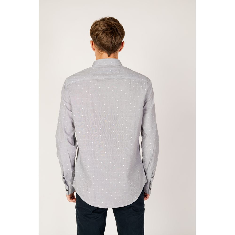Armani Exchange svart bomullsskjorta